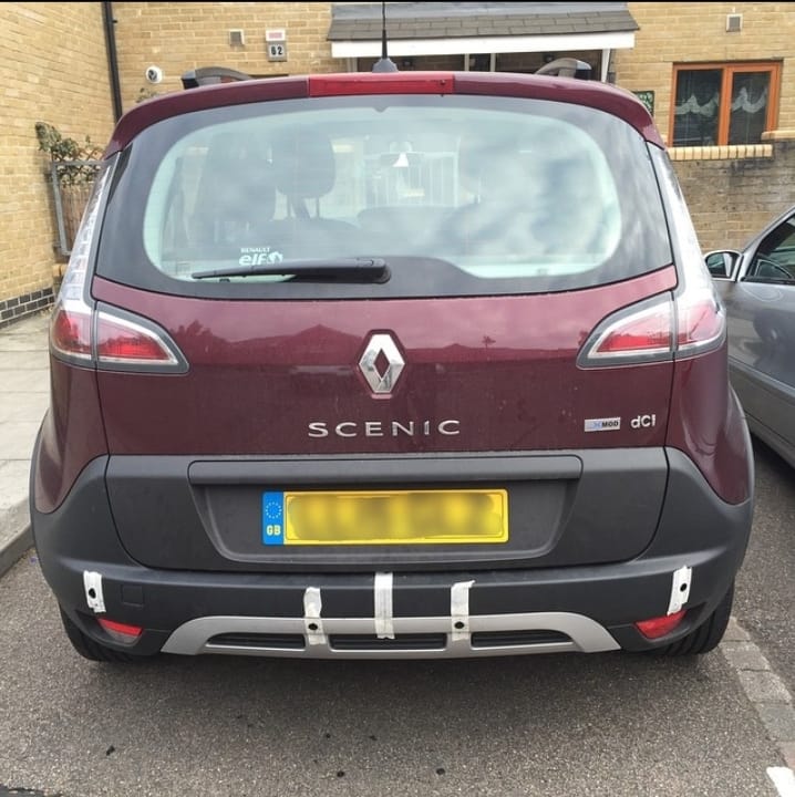 Renault scenic rear parking sensors London