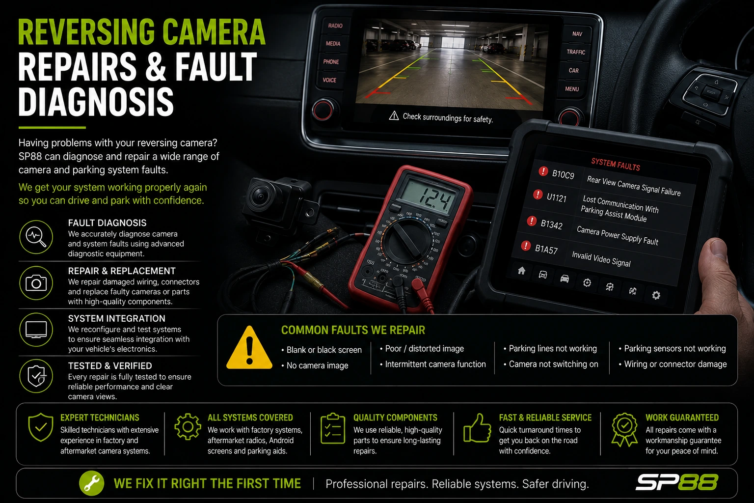 Reverse Camera Repair