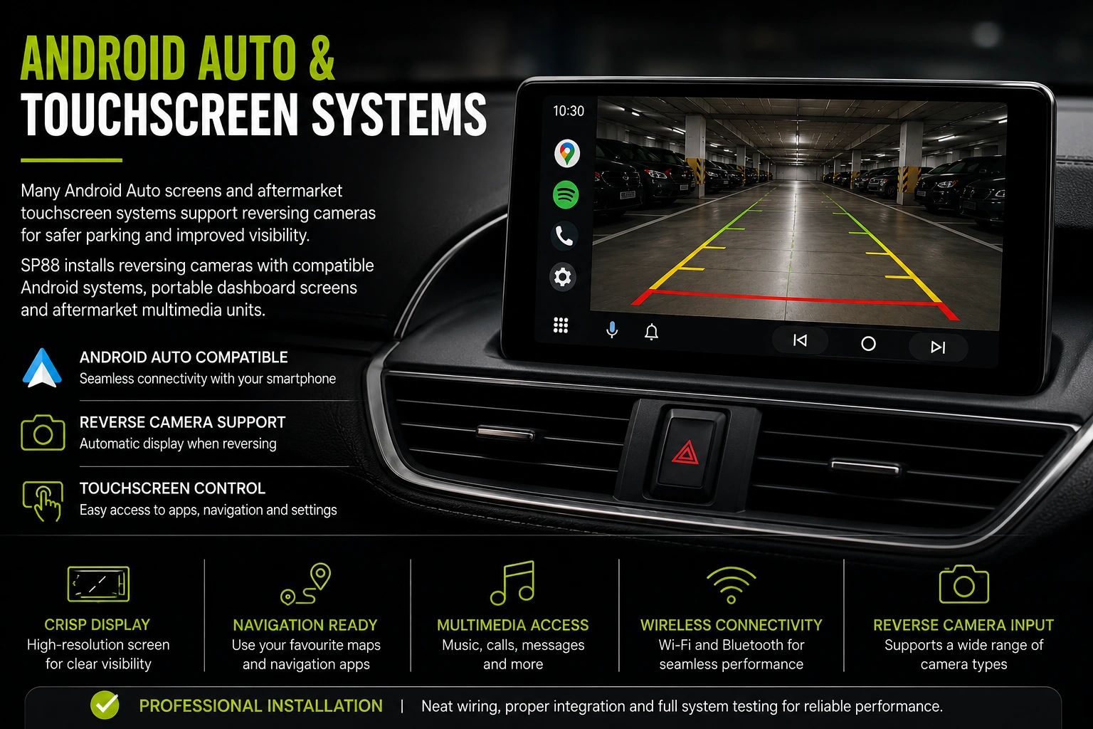 Android Auto Reverse Camera Installation
